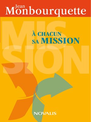 cover image of À chacun sa mission
